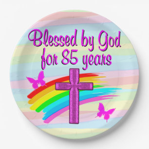 PRATO DE PAPEL BONITO BOMBEIRA POR DEUS 85.º PLACAS DE PAPEL DE A