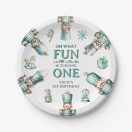 Prato De Papel Bonito Nutcracker Da Casa Da Moeda Oh Que primeiro