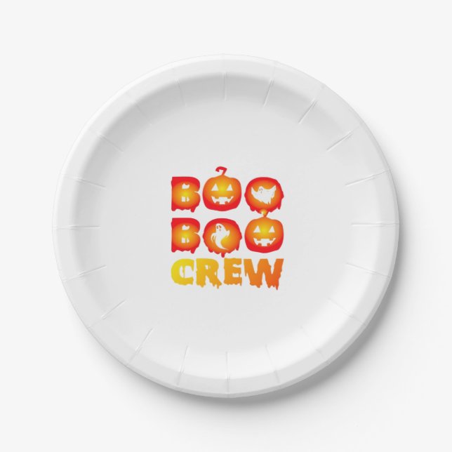 Prato De Papel Boo Boo Crew Oversize (Frente)