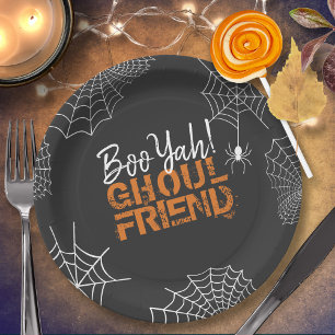 Prato De Papel Boo Yah Ghoul Friend Halloween ID684