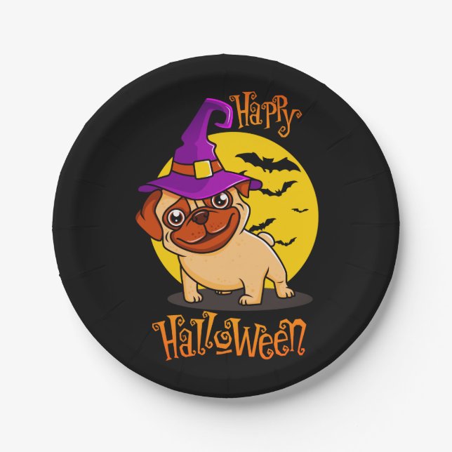 Prato De Papel BooF - Bruno, o Bulldog Francês (Frente)