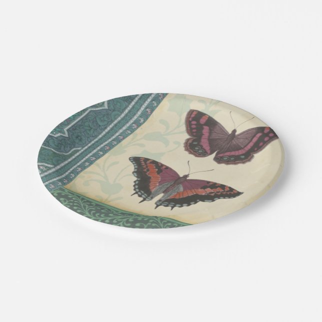 Prato De Papel Borboleta Decorativa Brocade pelo Vision Studio (Inclinado)
