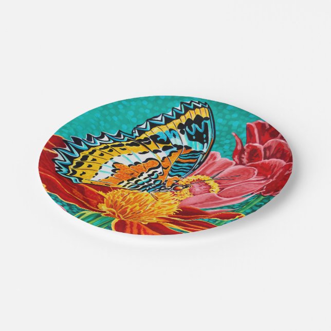 Prato De Papel Borboleta Posta I (Inclinado)