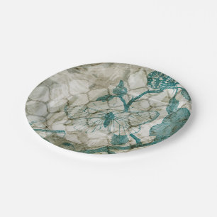 Prato De Papel Borboletas árabes VI