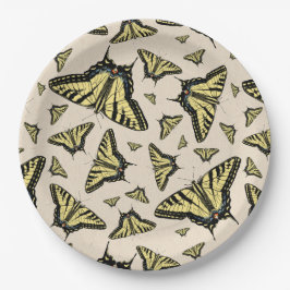 Prato De Papel Borboletas do Sudoeste Amarelo
