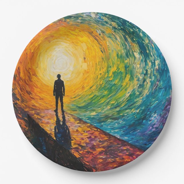 Prato De Papel Borda da Dimensão (Frente)