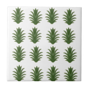 Prato de Papel Botânico de Folha Verde Minimalista