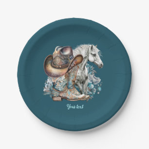 Prato De Papel Botas de cowboy de cowboy de cowboy de cowboy que 