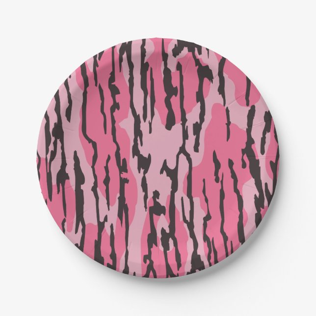 Prato De Papel Bottomland camo rosa bottomland Camo (Frente)