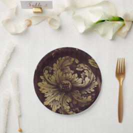 Prato De Papel Boudoir Sombrio