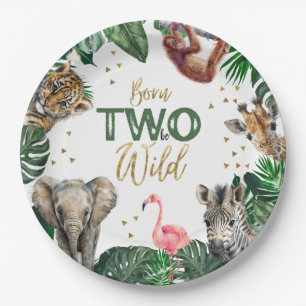 Prato De Papel Boys Safari 2 Wild Birthday