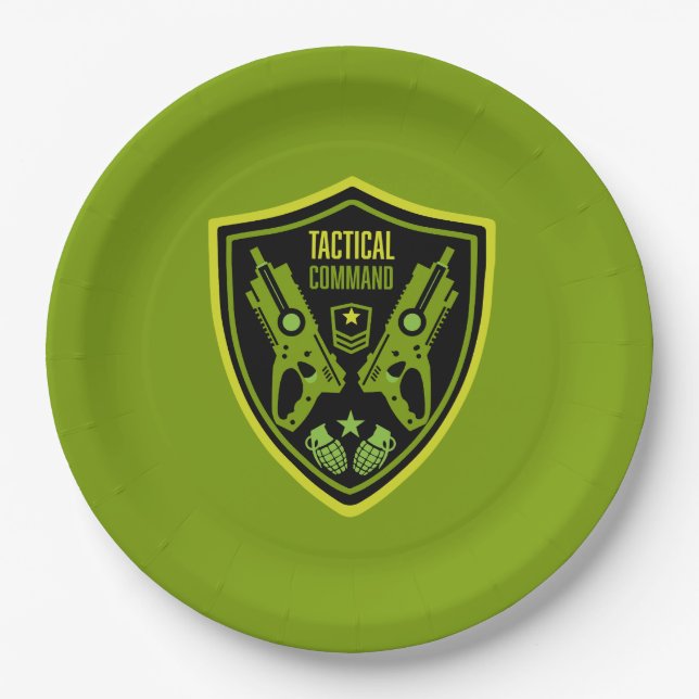 Prato De Papel Boys Toy Dart Gun Batalha (Frente)