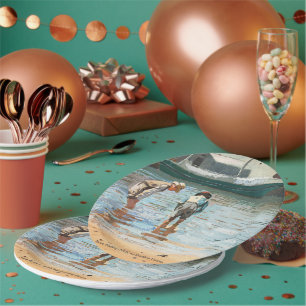 Prato De Papel Boys Wading (1873) Por Winslow Homer