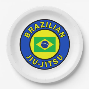 Prato De Papel Brasileiro Jiu Jitsu