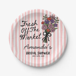 Prato De Papel Bridal Shower Paper Plates