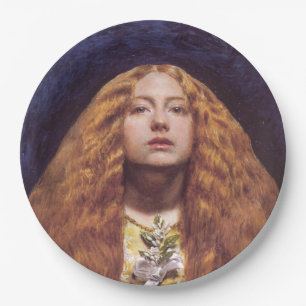 Prato De Papel Bridesmaid (de John Everett Millais)