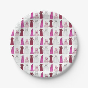 Prato De Papel Brigada do Partido Bridal Bridesmaid Flowergirl
