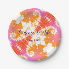 Prato De Papel Bright Boho