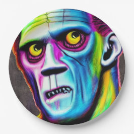 Prato De Papel Bright Frankenstein