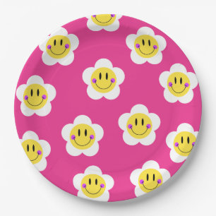 Prato De Papel Bright Smiley