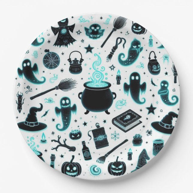 Prato De Papel Brilhos Fantásticos (Frente)