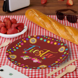 Prato De Papel Brincadeira Colorida Brilhante