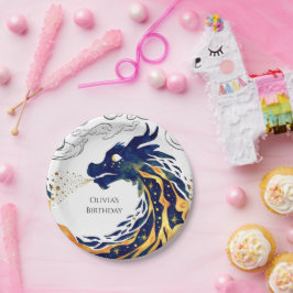Prato De Papel Brincadeira, Majexpressa Dragão, aniversário