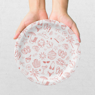 Prato De Papel Brinde Final Caprichoso na Costa Coral