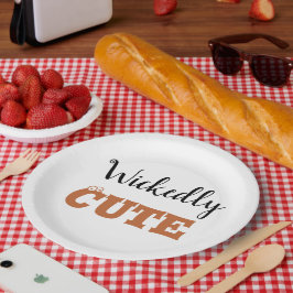 Prato De Papel Bruxa de Halloween Maciça | Spooky Adorable