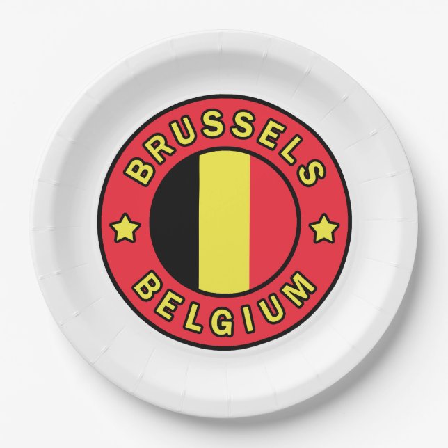 Prato De Papel Bruxelas Bélgica (Frente)