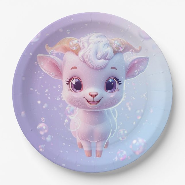 Prato De Papel Bubble Goat (Frente)