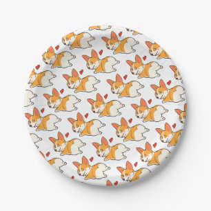 Prato De Papel Bumbuns do Corgi