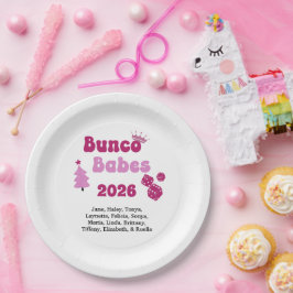 Prato De Papel Bunco Babe Personalizada