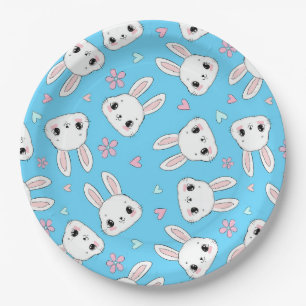 Prato De Papel Bunnies