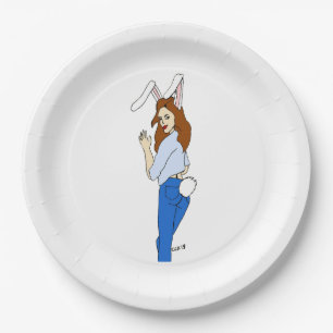 Prato De Papel bunnygirl
