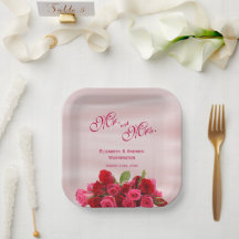 Buquê De Casamento Romântico De Rosas vermelhas
