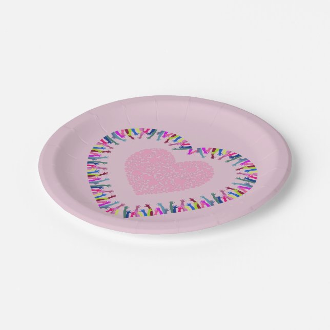 Prato De Papel Buscando o amor (Inclinado)