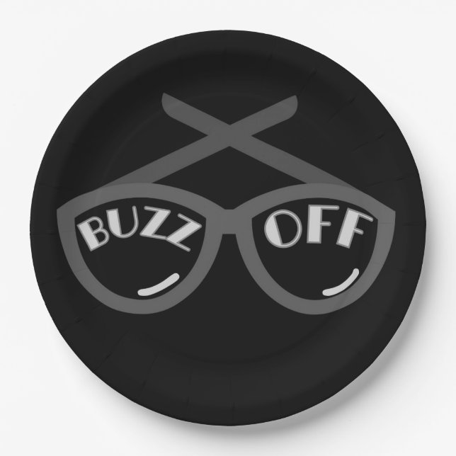 Prato De Papel Buzz Off - Camisa-T feminina dos anos 40 (Frente)