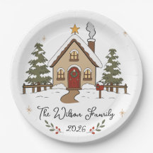 Cabana de Natal Aconchegante Personalizada