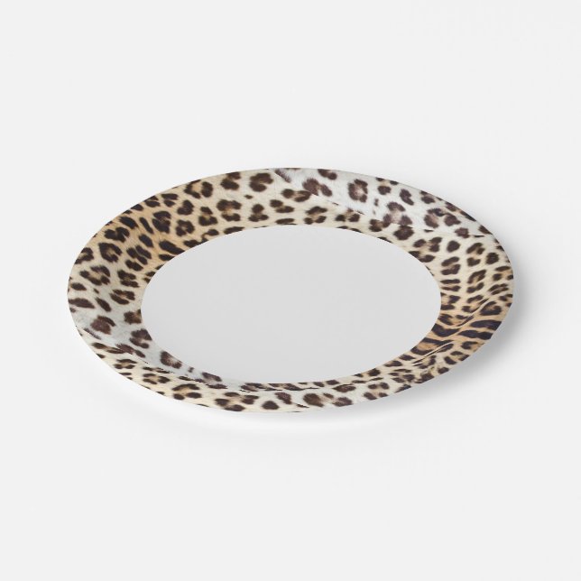 Prato De Papel Cabelo-leopardo (Inclinado)