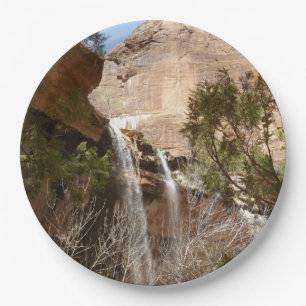 Prato De Papel Cachoeira do Emerald Pool I do Zion National Park