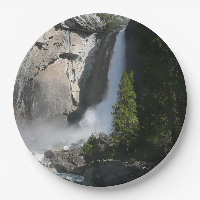Prato De Papel Cachoeira Inferior de Yosemite na Trilha da Cachoe (Frente)