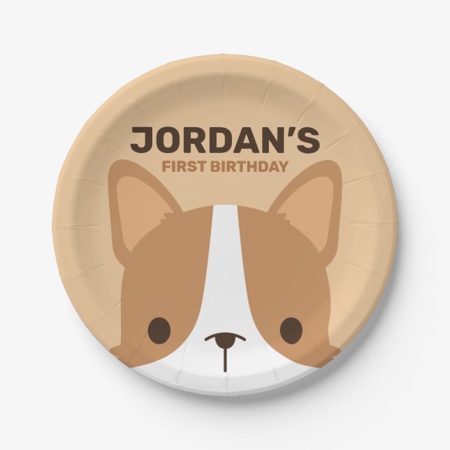 Prato De Papel Cachorro Cachorro (Frente)