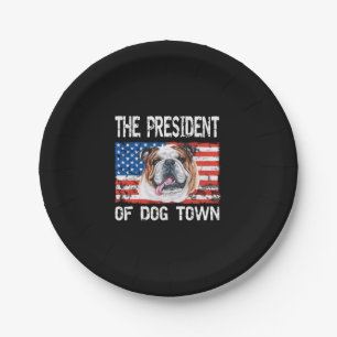 Prato De Papel Cachorro-chato Presidente da cidade de Cachorro