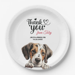 Prato De Papel Cachorro Ponteiro