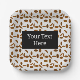 Prato De Papel Café Bean