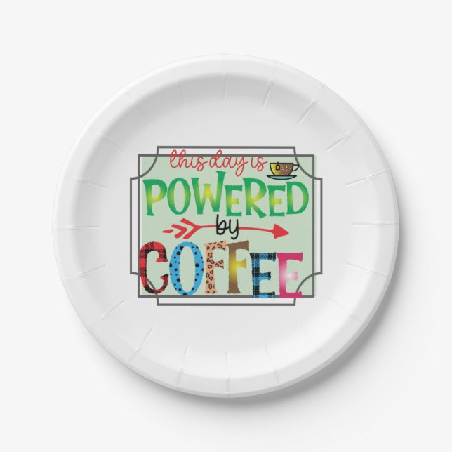 Prato De Papel Café Com Café Com Café 2 (Frente)
