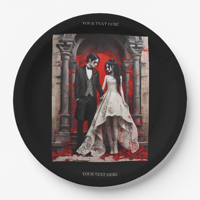 Prato De Papel Caixa de presentes de vinho (Frente)