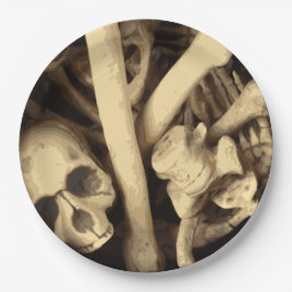 Prato De Papel Caldrão de ossos.