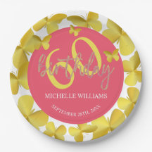 Caligrafia Dourada à borboleta Elegante